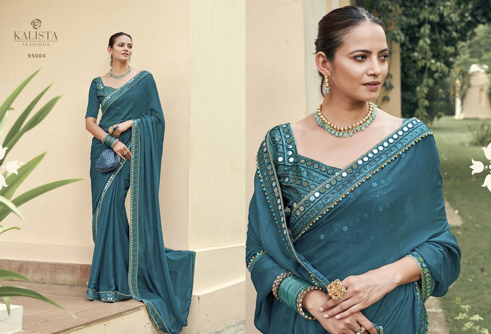Kalista Shop The Look Chiffon Party Wear Sarees